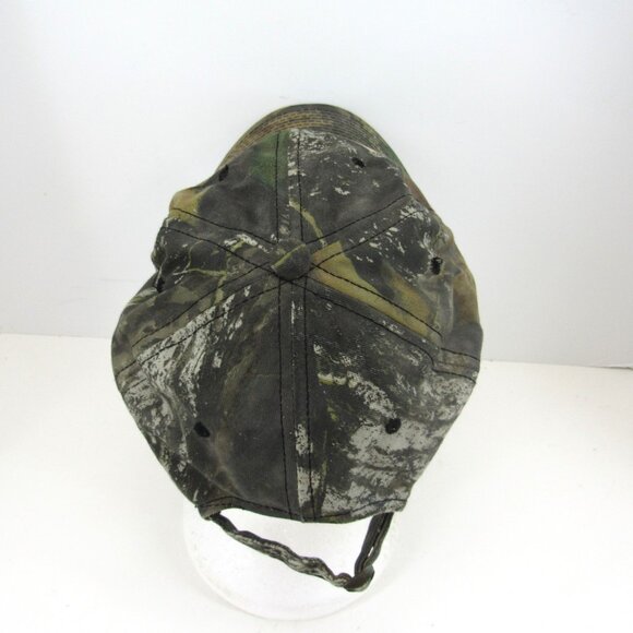 Authentic Grandpa Embroidered Patch Logo Men's Camo Adj Strap Back Cap Hat - Picture 5 of 8